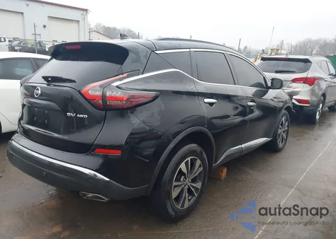 2020 Nissan Murano Sv Intelligent Awd z USA, uszkodzony, nr VIN 5N1AZ2BS7LN101480